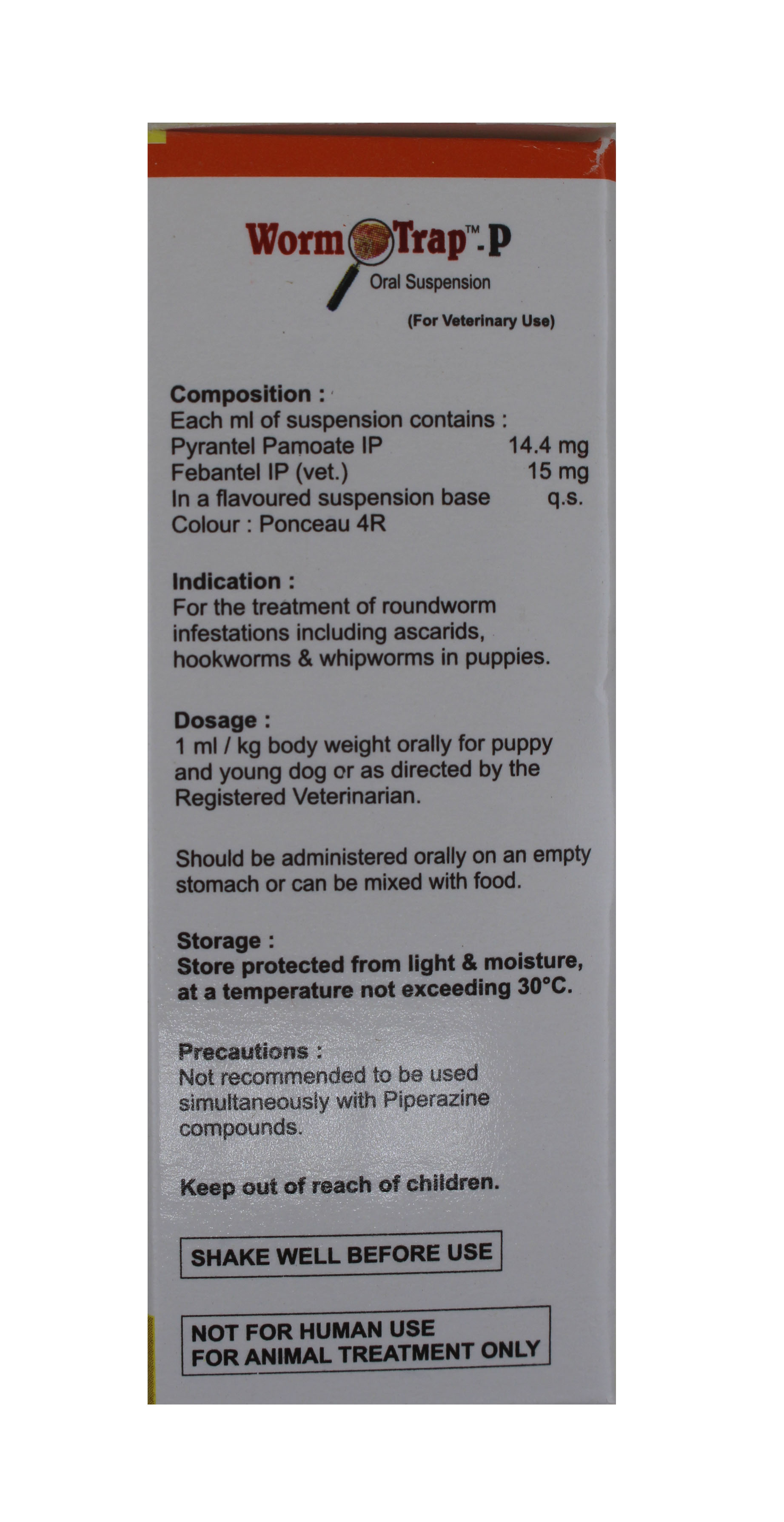 Pyrantel Pamoate Liquid Dewormer - 15ml For Dogs & Cats | Effective Against Hookworms & Roundworms, Safe For Pregnant & Nursing Pets, Easy To Use