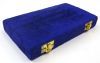 Solid Brass Scale Set - 8.5x5x1 Inches, Blue Velvet Case | Nautical Theme, Classic & Modern Design