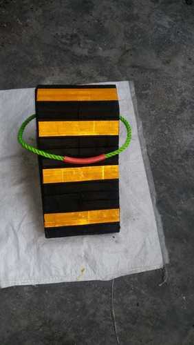 Wheel Stopper - Durable Rubber Material | Anti-slip Grip, Compact Design
