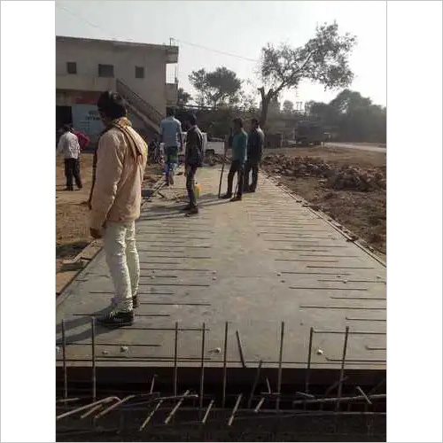 Mechanical Weighbridge - Steel Material, Standard Size, Matte Black Finish | Industrial Use Application