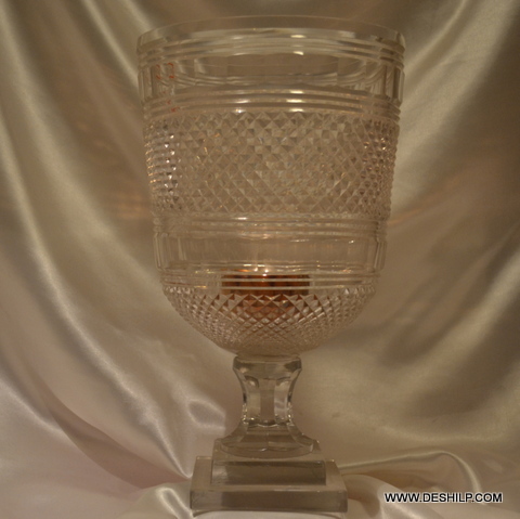 Big Size Hurricane Candle Holder - Material: Glass