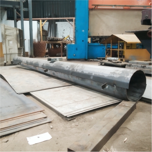 High Mast Lighting Poles - Mild Steel, 9-32 Meters Height, Silver Color | Corrosion Resistant, Low Maintenance, Earthquake Proof