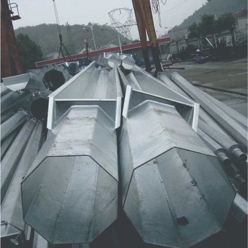 High Mast Lighting Poles - Mild Steel, 9-32 Meters Height, Silver Color | Corrosion Resistant, Low Maintenance, Earthquake Proof
