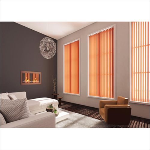 Orange Vertical Blinds