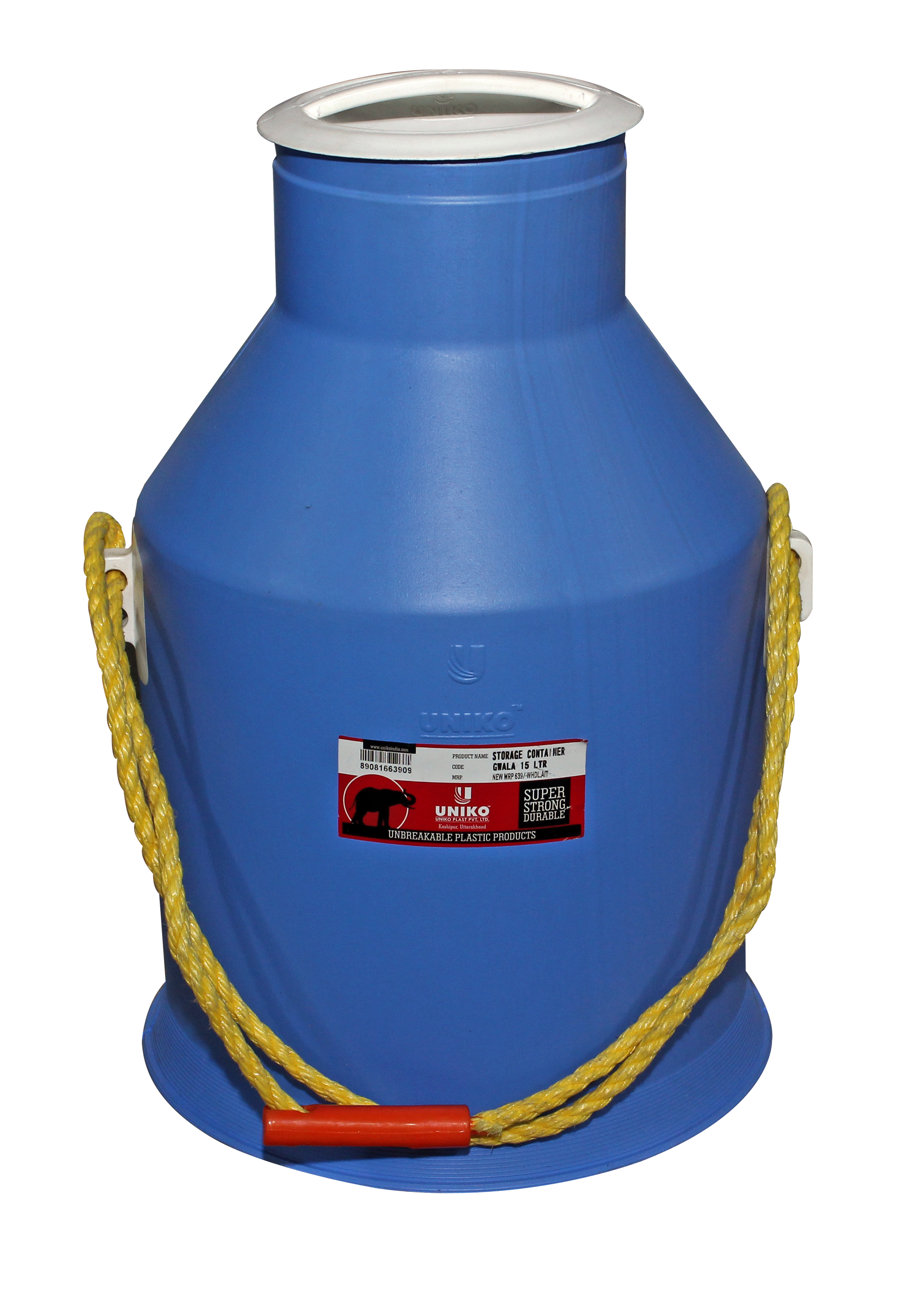 Plastic Milk Red Can
