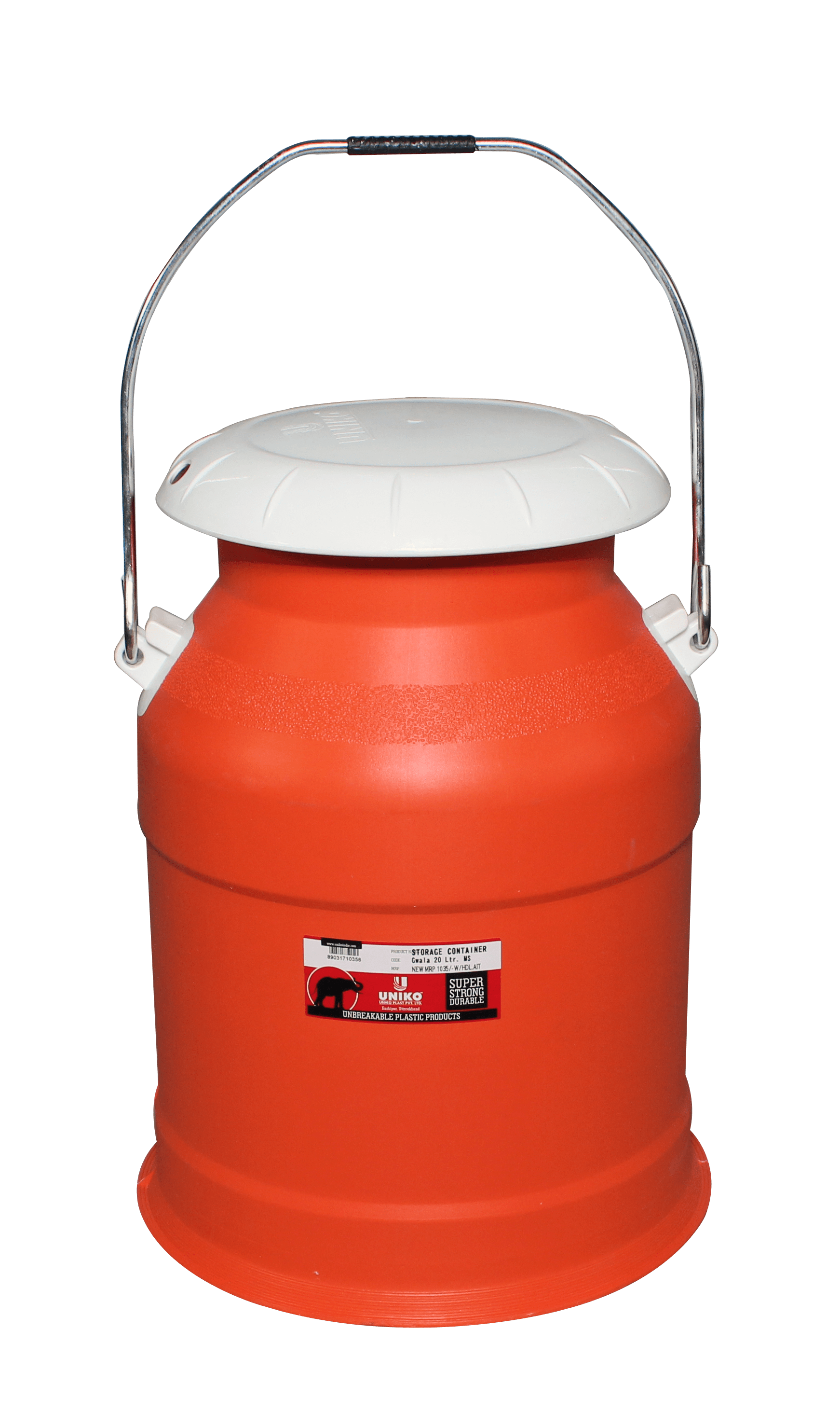 Plastic Milk Red Can