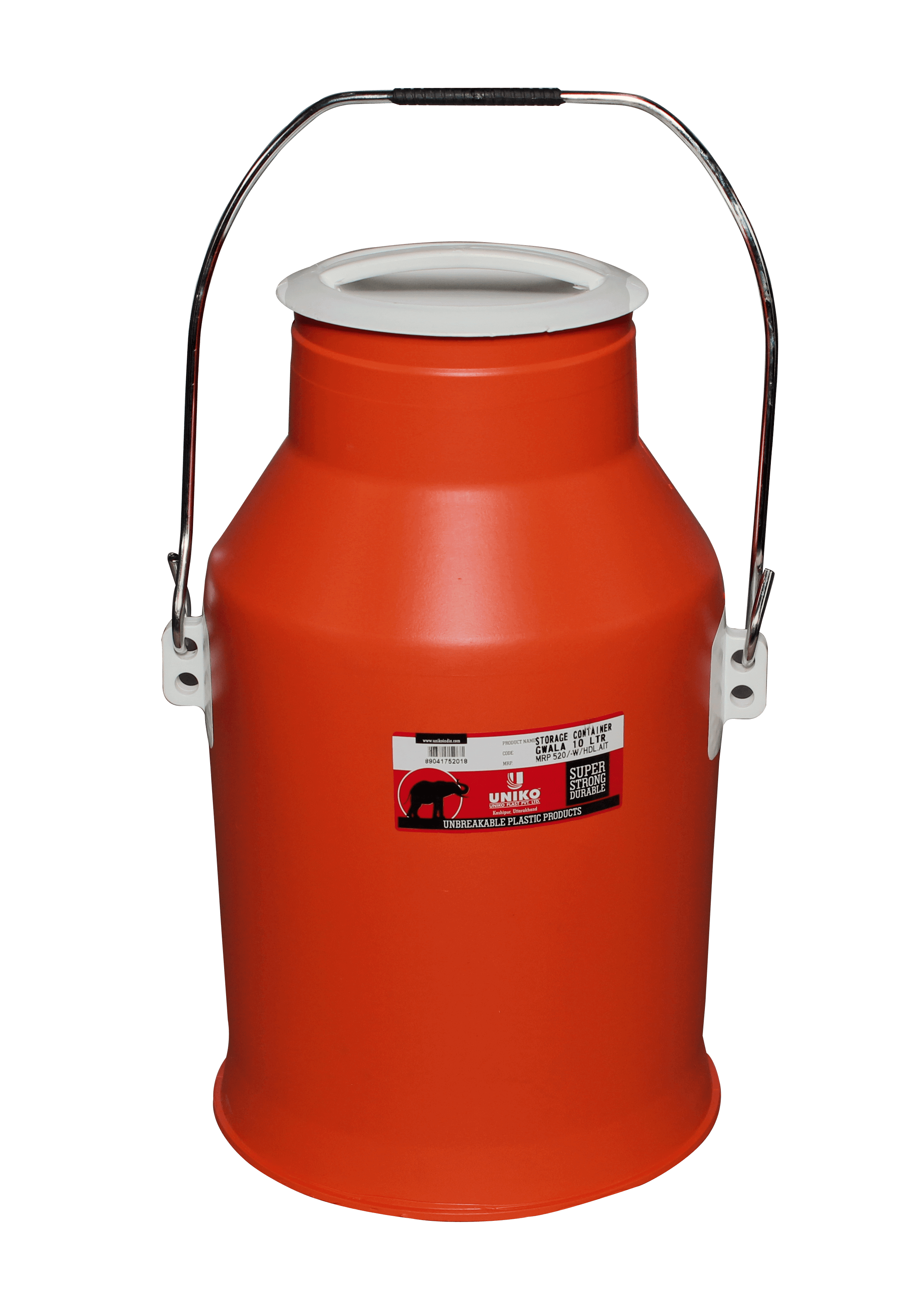 Plastic Milk Red Can