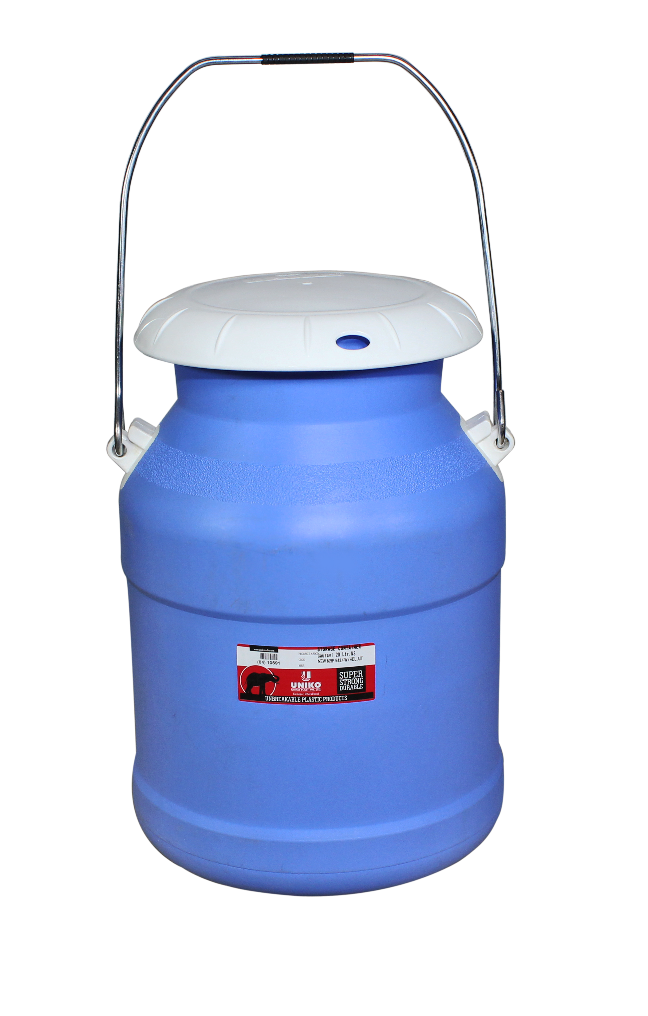 Plastic Milk Red Can