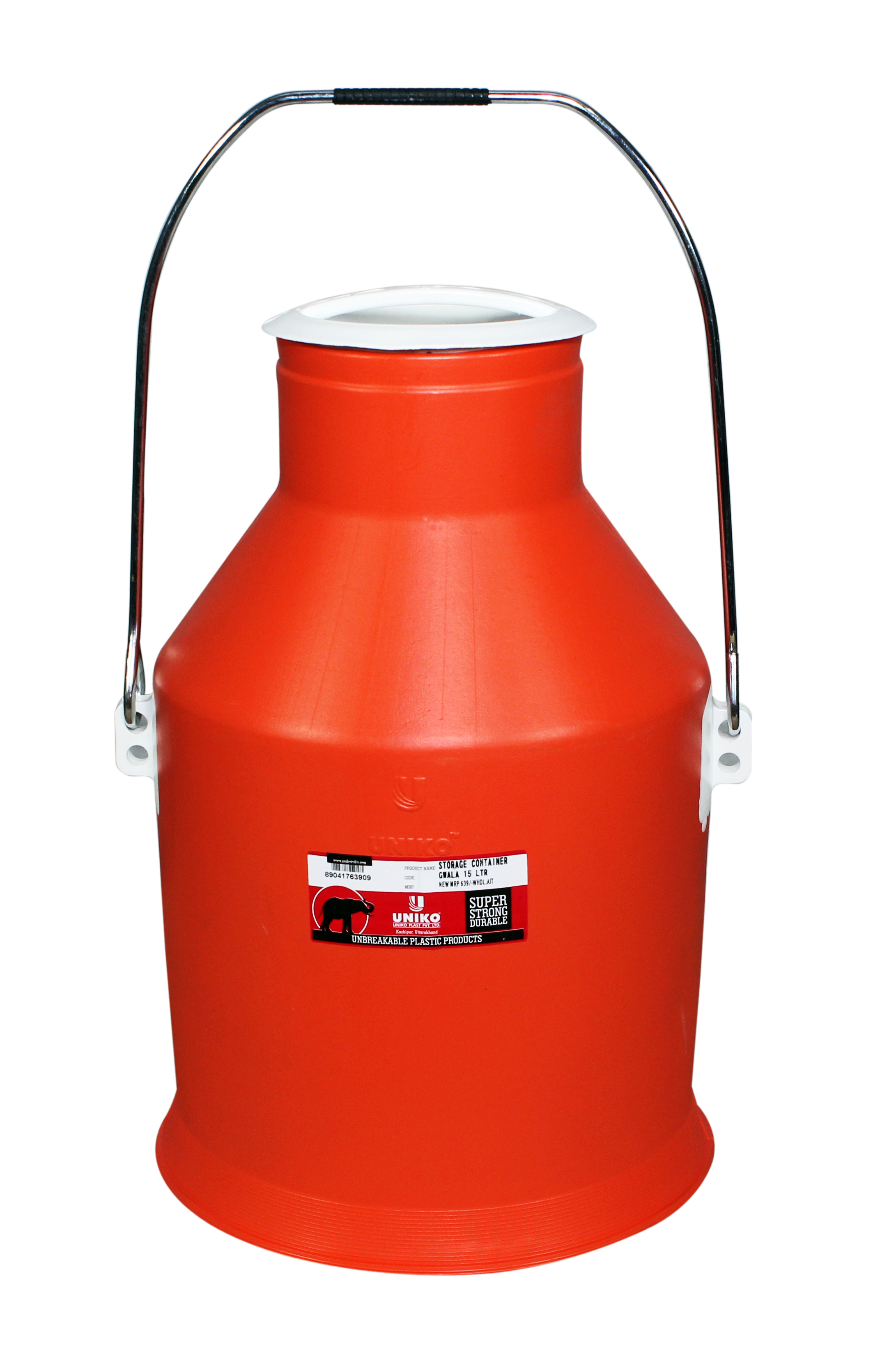Plastic Milk Red Can