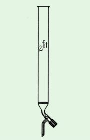 Column Chromatography - Glassware, 450mm Length x 30mm Bore | Integral Sintered Disc with Screwcock for Efficient Compound Separation