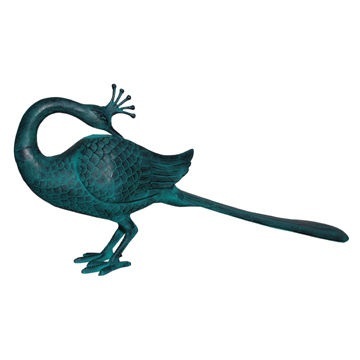 Garden Decorative Pigeon Statue Pair - Solid Cast Aluminum, 10x4x8 Inches, Black Patina Finish | Durable, Lightweight, Eco-friendly, Rust Proof, Scratch Resistant, Handcrafted