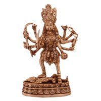 Aluminum Statue Kali Copper Finish