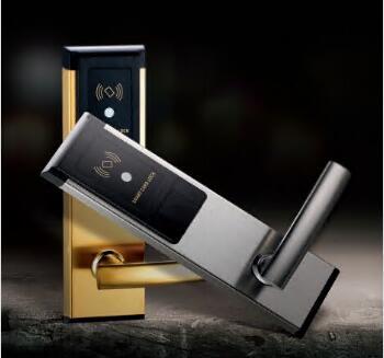 Hotel Lock A308 - Sus304 Stainless Steel, 30-80mm Door Thickness | Rfid Access, Low Battery Alarm, Master Key, Audit Trail
