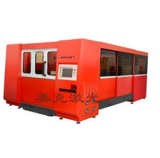 MK3015- इंटरएक्सचेंज टेबल के साथ पूरी तरह से संलग्न धातु फाइबर लेजर कटिंग मशीन