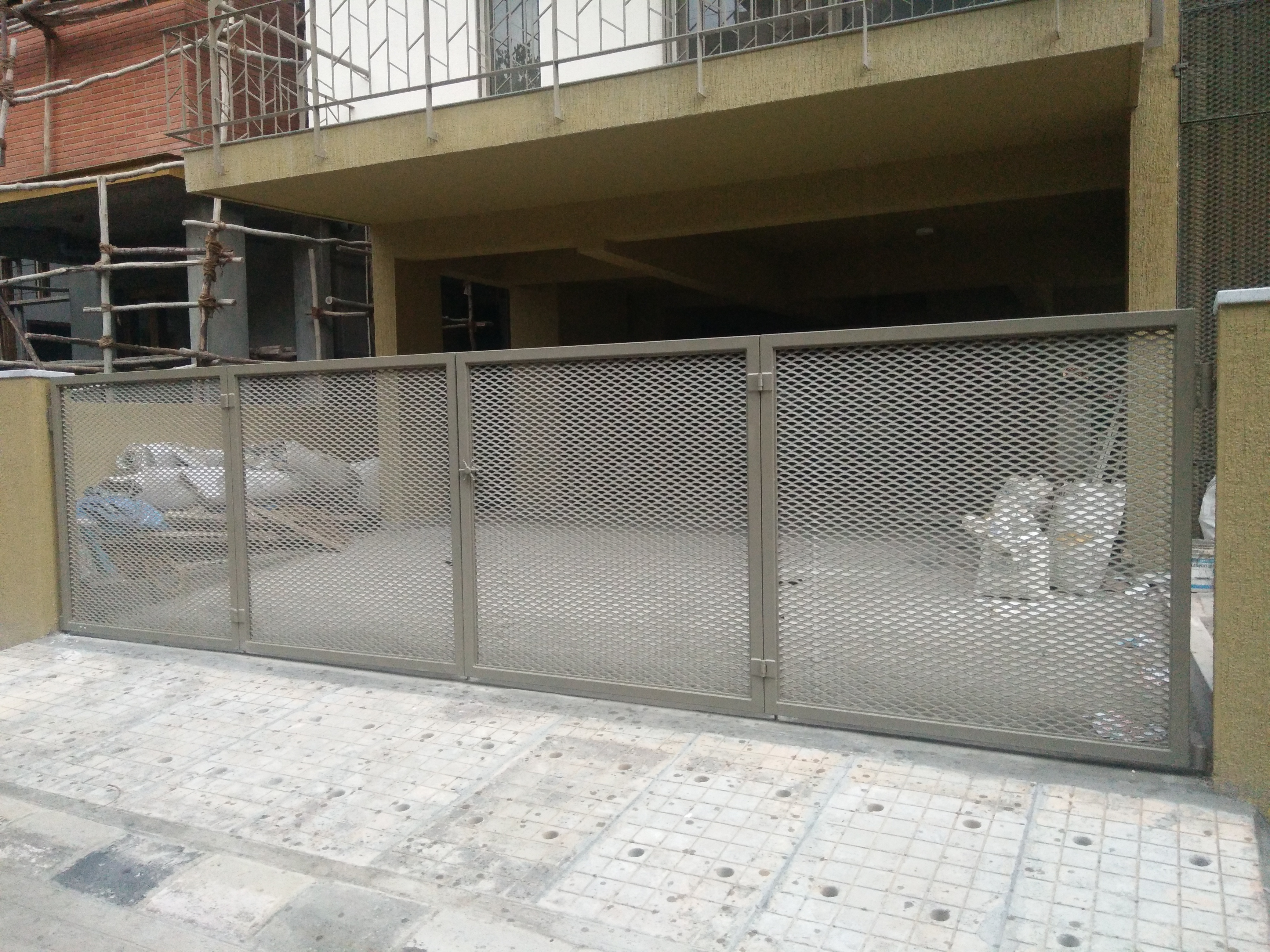 Durable Expanded Metal Grill Doors