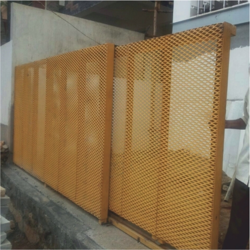 Durable Expanded Metal Grill Doors