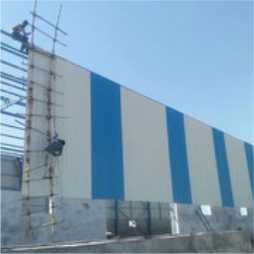 Factory Roofing Shed - Stainless Steel, 5-10 Meter Length, 3-4 Millimeter Thickness | Lightweight, Economical, Versatile For Industrial Applications