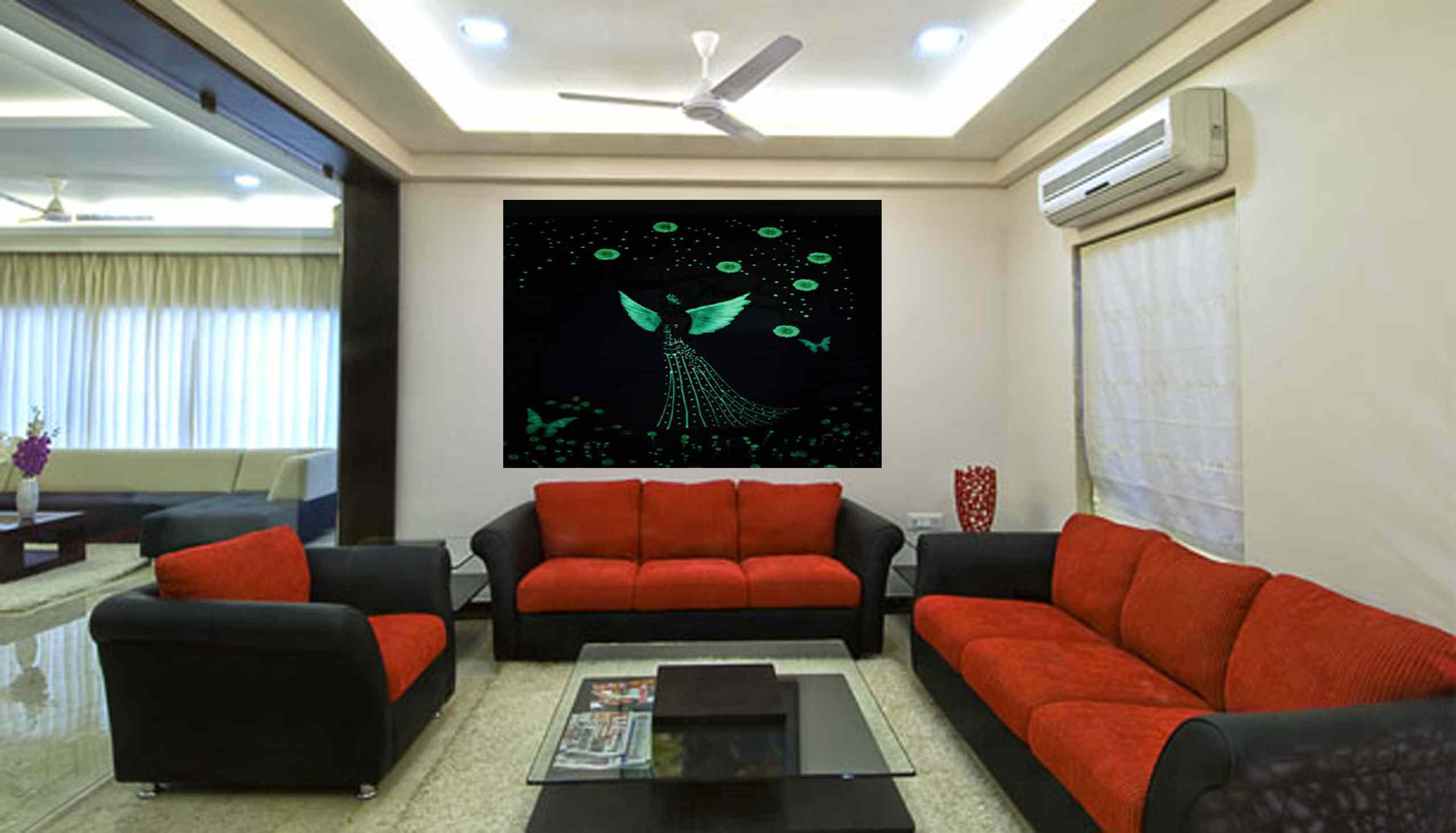 Multi Color Blue Tree With Angle Night Vision