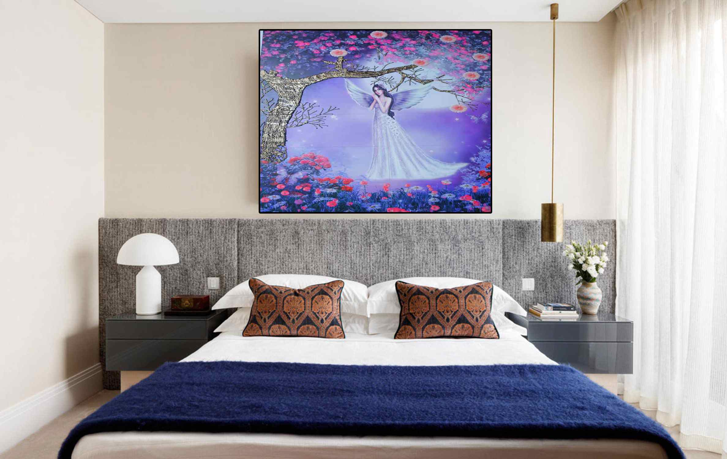 Multi Color Blue Tree With Angle Night Vision