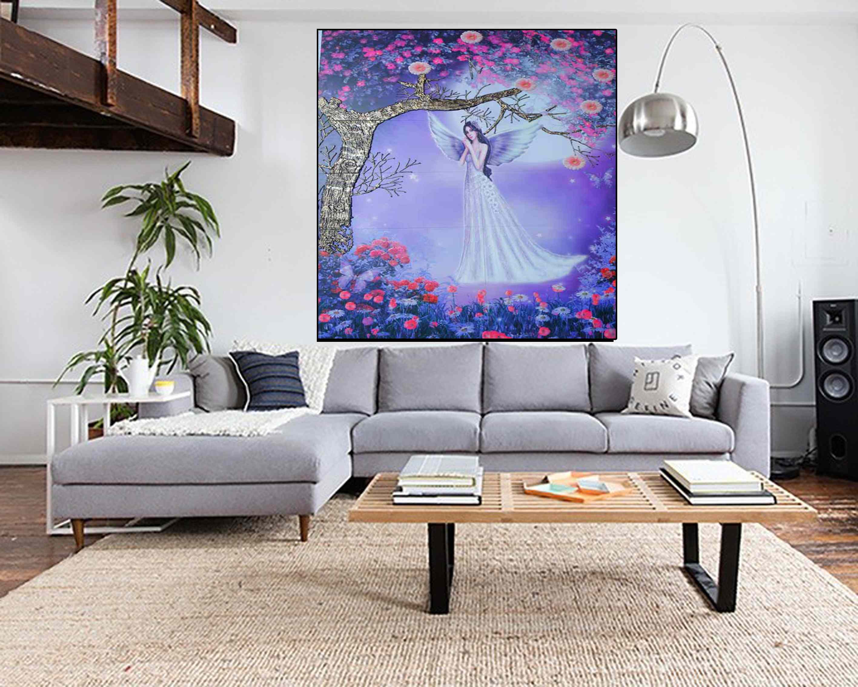 Multi Color Blue Tree With Angle Night Vision