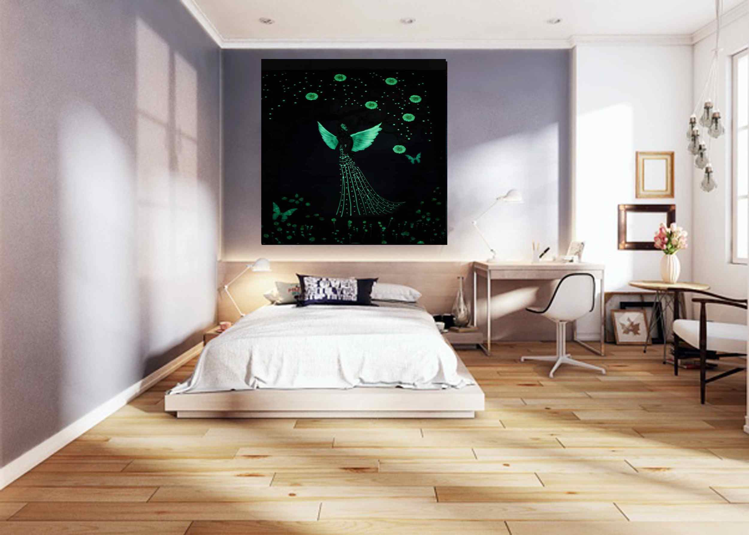 Multi Color Blue Tree With Angle Night Vision