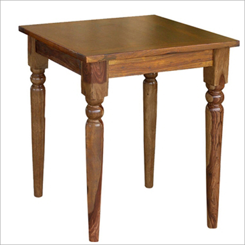 हस्तनिर्मित लकड़ी का स्क्वायर पब टेबल