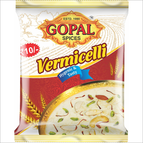 Vermicelli - Top Grade Dried Grains, Non Glutinous White Texture | Healthy Nutritional Breakfast & Evening Dish, 24 Months Shelf Life, Safely Packaged