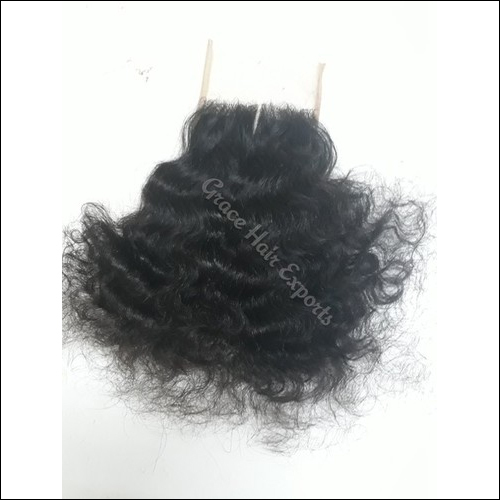 Black Transparent Curly Lace Closure