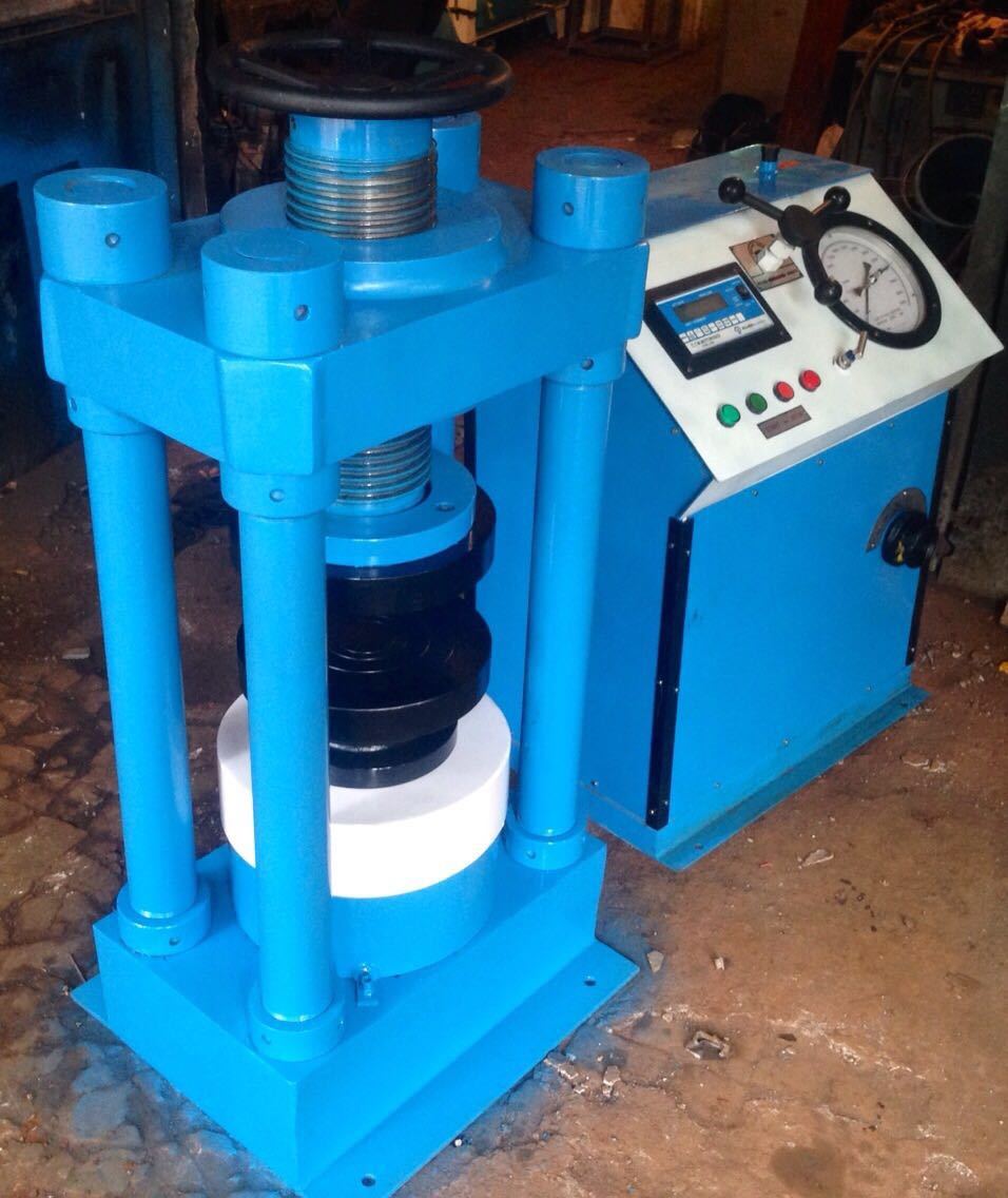 Mild Steel Cube Compression Testing Machine
