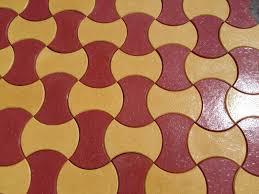 Interlocking Paver Block - Concrete, 12x12 Inch, Red Color, 2 Inch Thick, Smooth Surface Finish | 10 kg Weight, Durable Interlocking Design