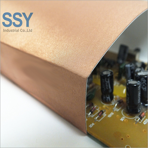 आरएफआईडी ब्लॉकिंग गोल्ड रोज फैब्रिक