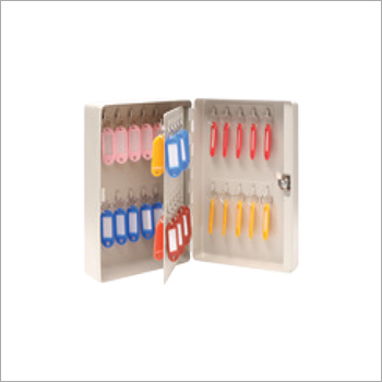 Metal Key Box - 185L x 90W x 250H mm | Durable Engraved Finish, Cylinder Lock Security, Customizable Numbered Key Holders