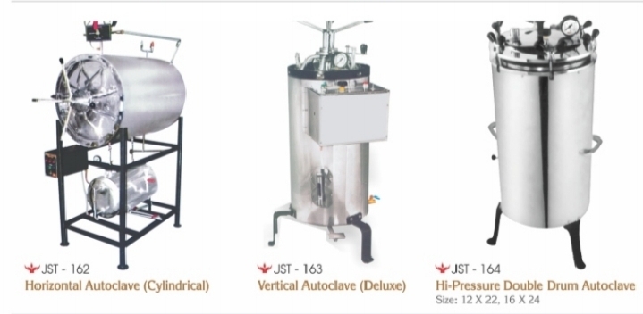 Autoclave - Stainless Steel, Size 12 X 12 | Features: Durable, Efficient, Reliable, Sterilization, Pressure Range: 15-100 Psi, Temperature Range: 100-134â°c