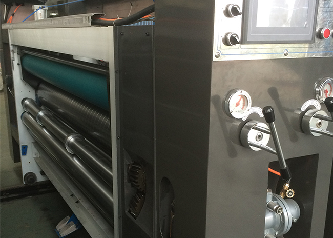 Black Automatic Lead Edge Feeding Flexo Printer Slotter Die Cutter Corrugated Boxesa Usage