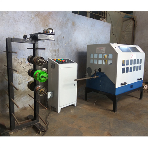 White /Blue Wire Bunching Machine