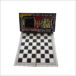 Multicolor Indoor Chess Board Game Box