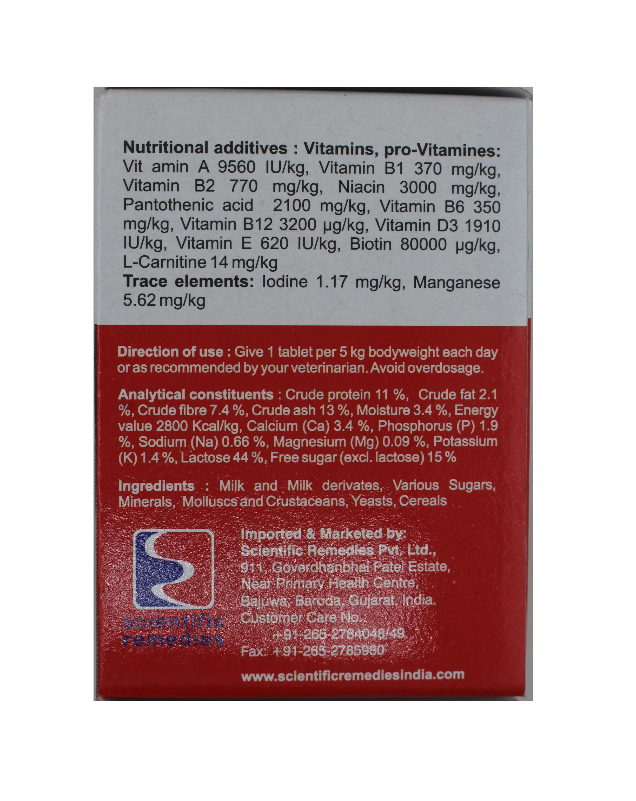 Multivitamin Tablets For Dogs - 60 Tablets, Essential Nutrients For Healthy Growth And Development, Boosts Energy And Agility, Supports Bone And Teeth Health, Promotes Lustrous Coat And Healthy Vision
