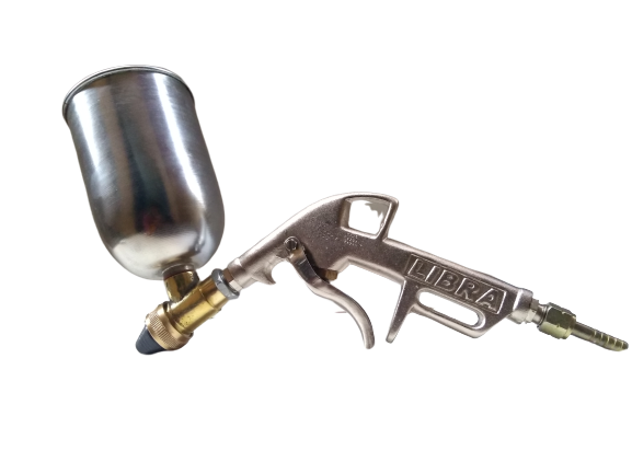 Sand Blasting Gun - Durable Silver Portable Spray Gun | Easy To Operate, Strong Hydraulic Power