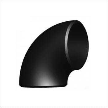 MS Elbow - Mild Steel, Round Shape, Matte Black Finish | Durable and Reliable Pipe Fitting Solution