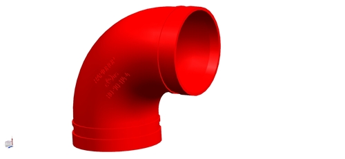 अंडाकार पाइप फिटिंग आवेदन: औद्योगिक