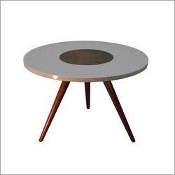 Wooden Round Table No Assembly Required
