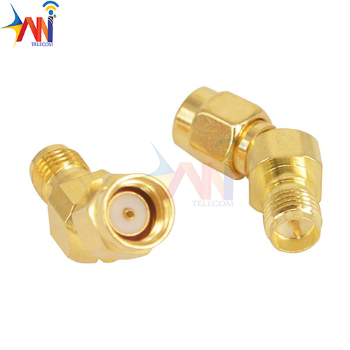 RP SMA Male to RP SMA Female Connector - Copper, Standard Size, 1-100 Grams | Rust-Proof Durability for Industrial Applications