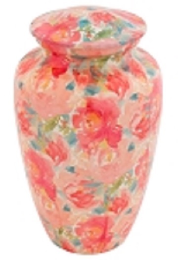 Silver New Star Bright Pewter Urn