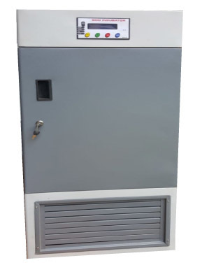 B.O.D. Incubator - Stainless Steel, 70 x 60 x 70 cm | Precise Microprocessor PID Control, 5°C to 50°C Temperature Range, Double Silicon Glass Doors, 9-Step Programmable Cycle, Silent Fan Motor with Auto Defrost, Safety Features with Over Temperature Protection
