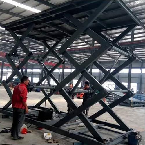 Industrial Hydraulic Scissor Lift - Graded Steel, 2300x1500 mm Platform, Max Height 9000 mm | 5000 kg Load Capacity, Durable Hydraulic Mechanism