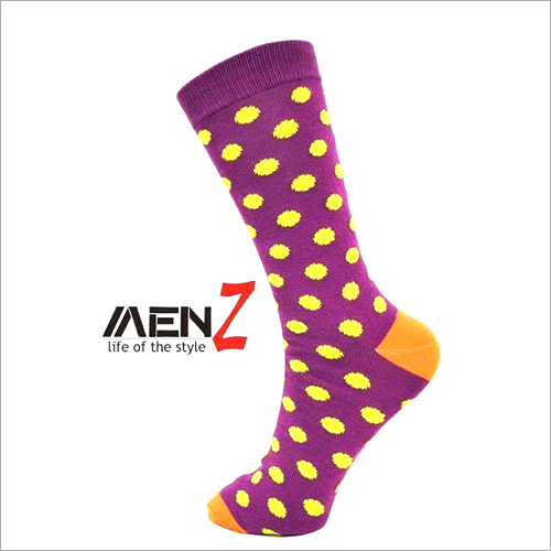 Pink & Yellow Womens Colorful Socks