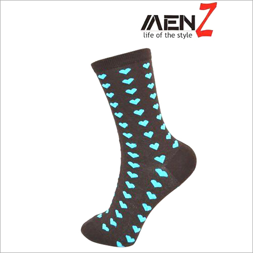 Black Womens Cotton Socks