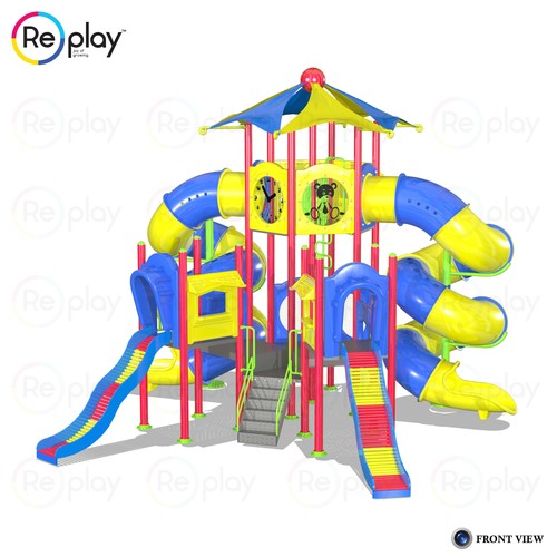 Steel And Rope Play Tower