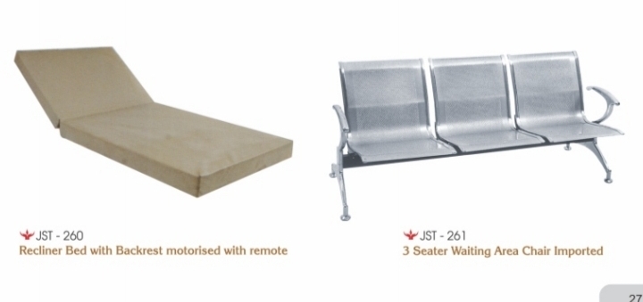 Medical Imaging Equipment Suite - Stainless Steel, Vertical X-ray Units, Solid State Systems, Pulse Oximeter, Recliner Bed & Waiting Area Seating | Comprehensive Accessories Included