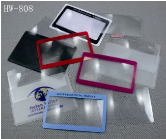 HW808 Magnifier Name Card